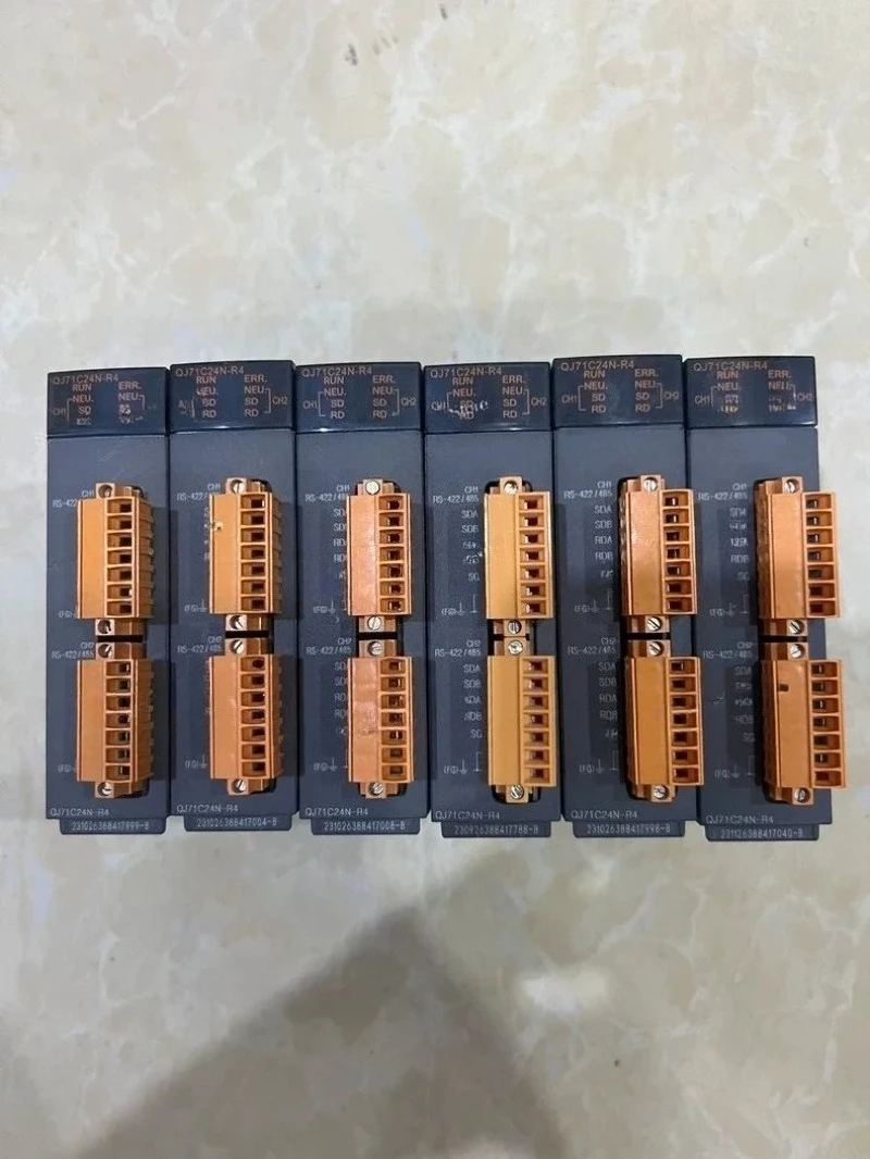 QJ71C24N-R4 PLC Module - Dual-Channel 485 Communication Interface (Like New)