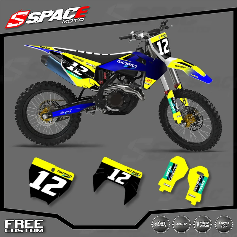 

SPACE Motorcycle Graphics Background Decal for Husqvarna TC FC TX FX FS 2019-2022 TE FE 2020-2023 Decals Stickers Kits