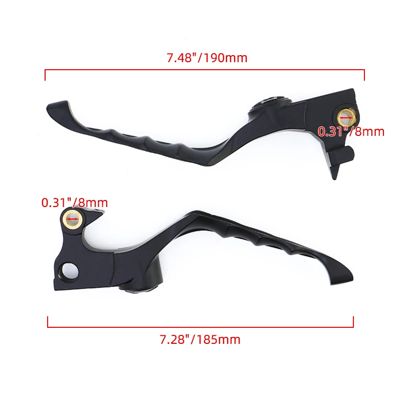 New Motorcycle Accessories Skull Zombie Brake Clutch Levers Handle Bar For Harley Sportster XL883 XL1200 48 72 883 2004-2022 21