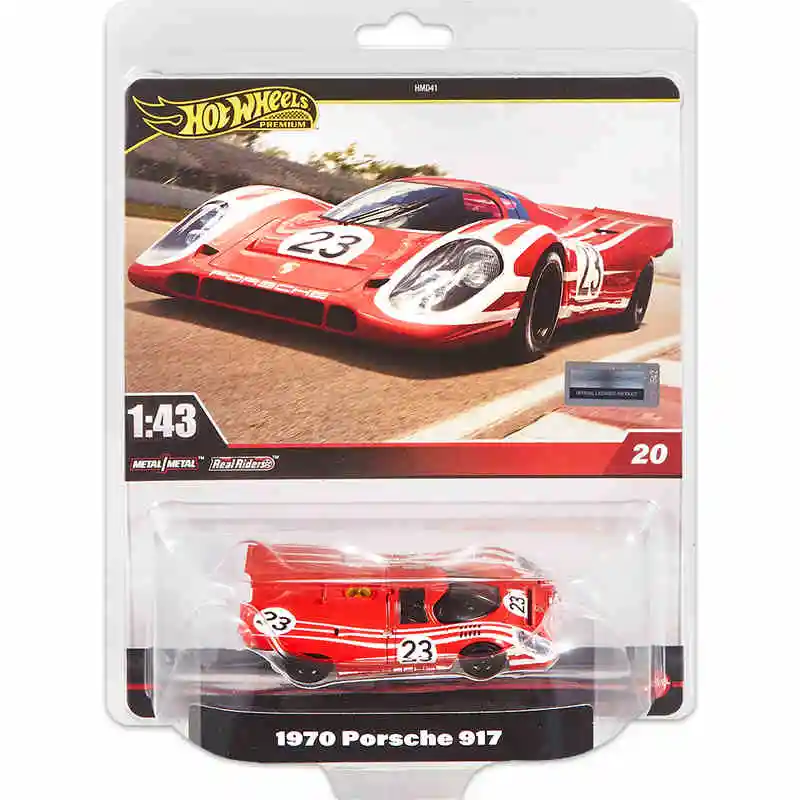 Hot Wheels Cars Custom 1970 Porsche 917 Diecast Vehicle Model Cars 1:43 Toys Boys Gift Christmas Gift