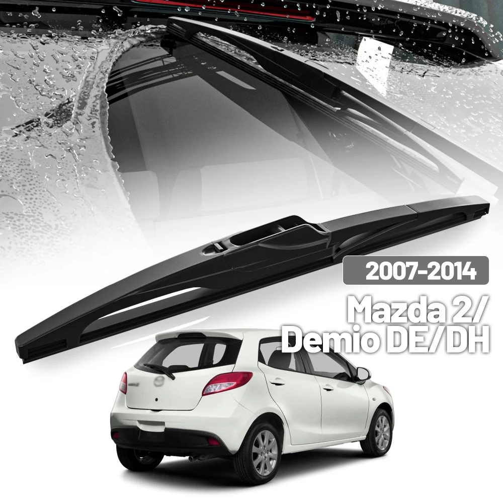

Для Mazda 2 Demio DE DH 2007-2014 2008 2013: Задний стеклоочиститель (щетка) для ветрового стекла, аксессуары для стеклоочистителей задней двери, 14 дюймов