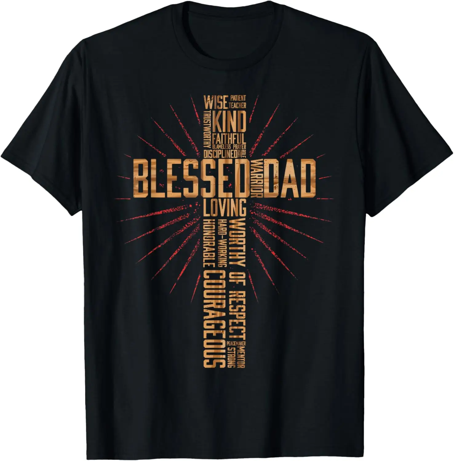 Father's Day for Dad Husband Blessed Dad Christian T-Shirt