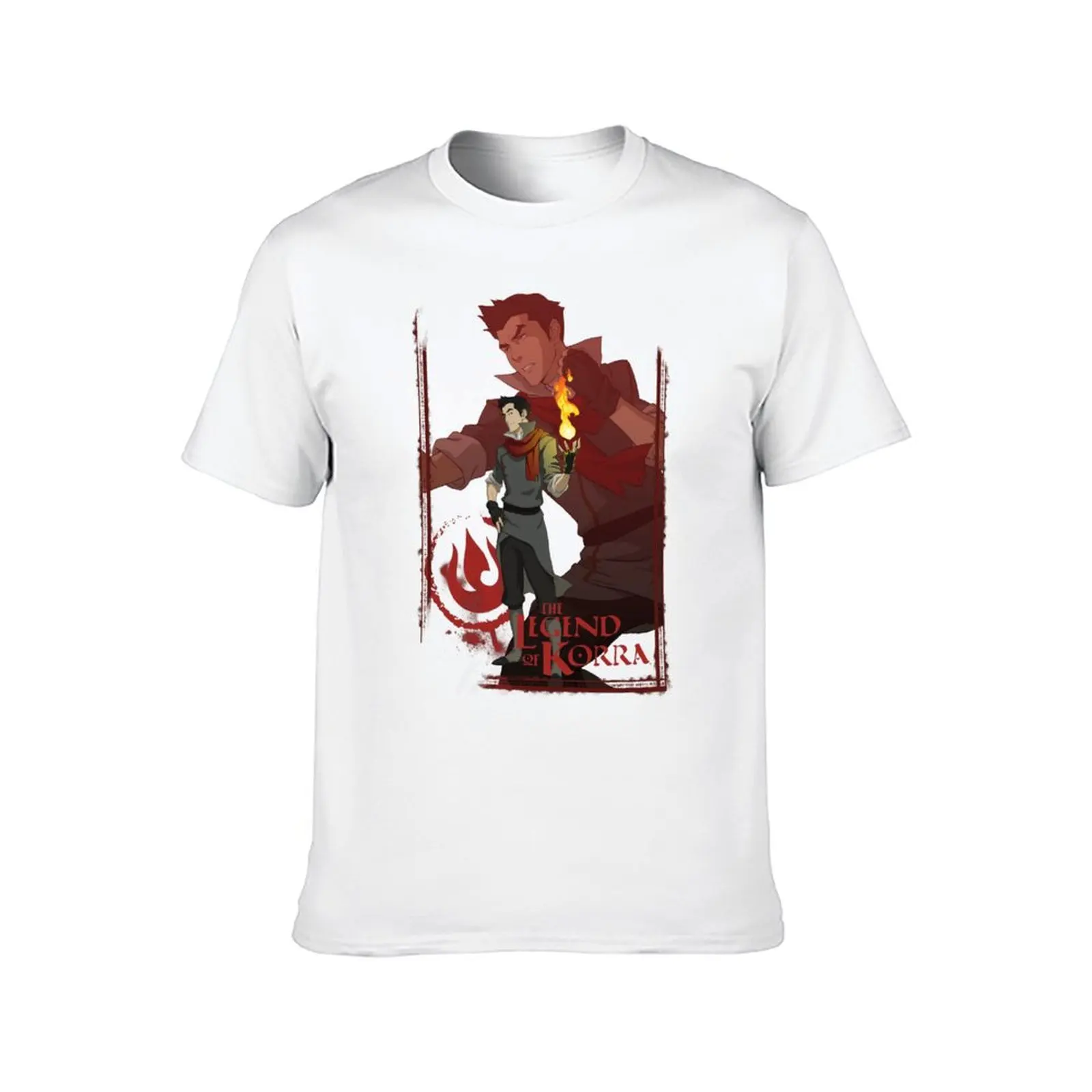 The Legend Of Korra Mako Firebender Distressed Portrait T-Shirt vintage anime shirt customs design your own mens clothes