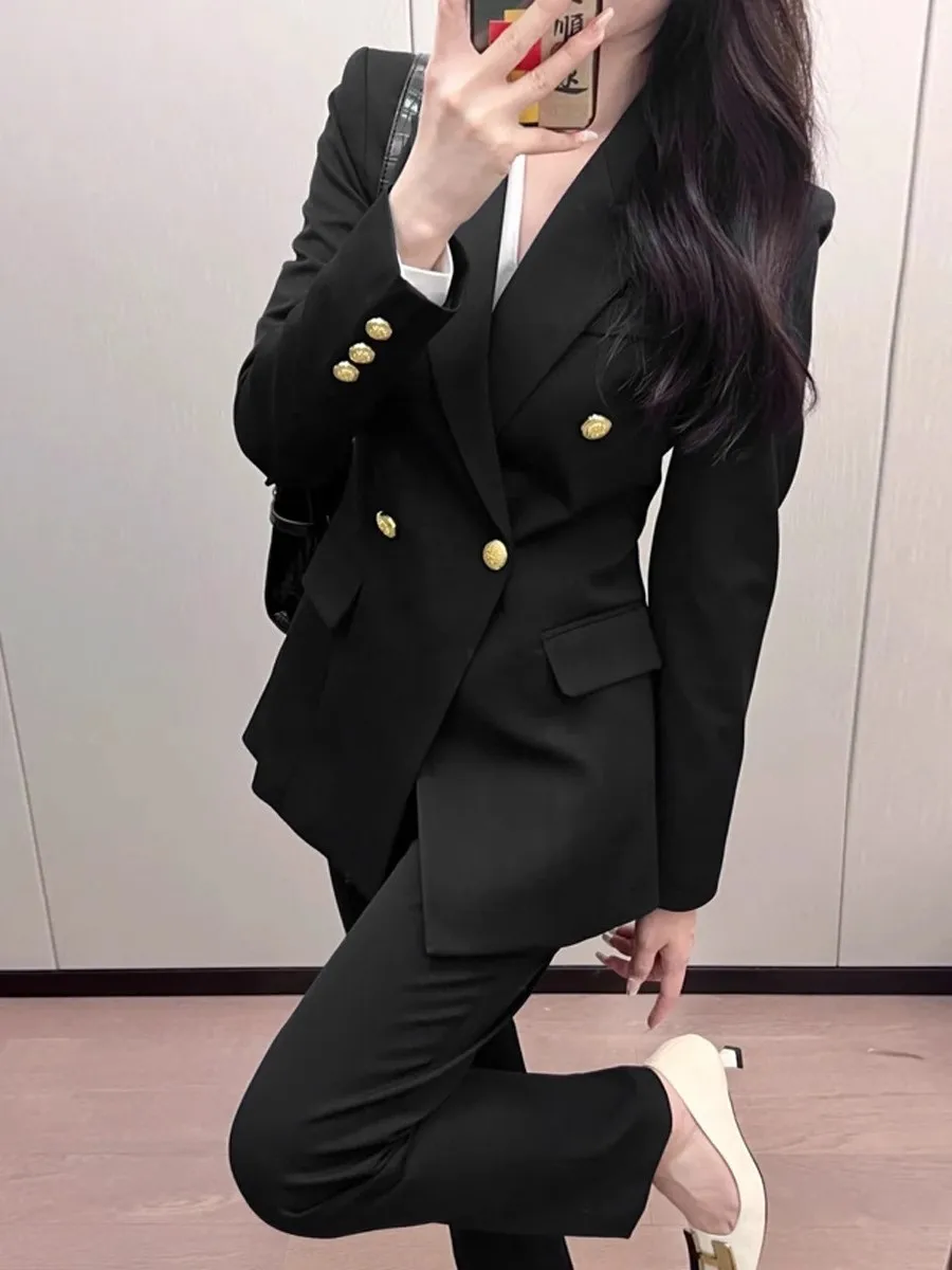 الملابس الكورية الشعبية القديمة المال نمط امرأة السترة السوداء معطف سيدة الحد خارج الكتف عطلة الباردة صديقها السترة النساء #4