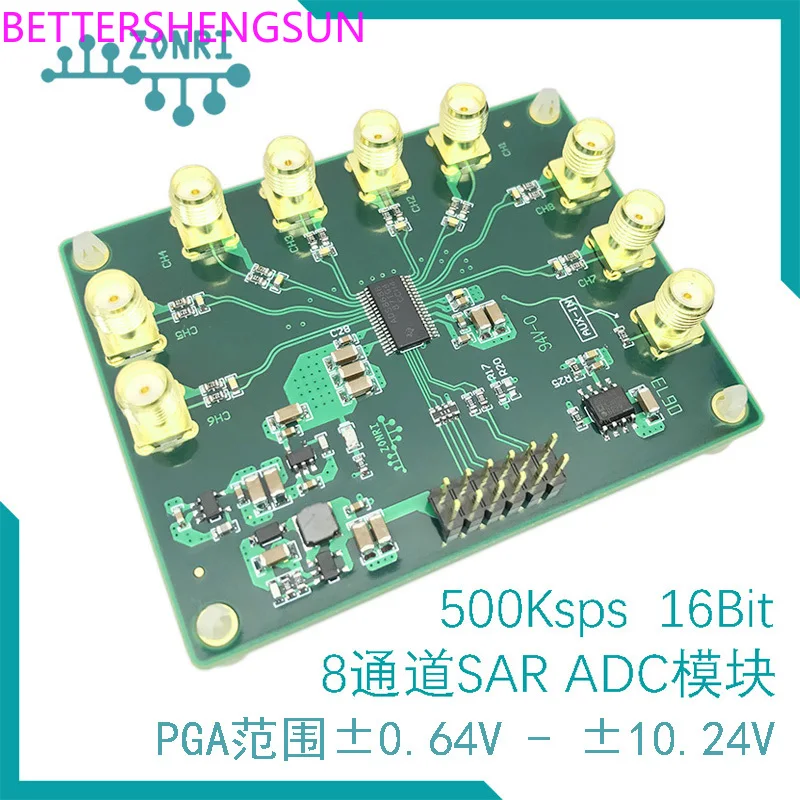 

Ads8688a 16bit/500ksps Single/Bipolar Input 8-Channel Sar/Adc Data Acquisition Module