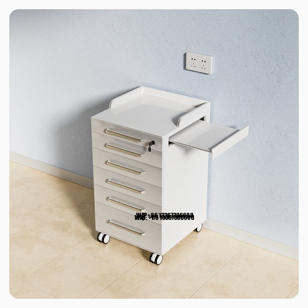

Cabinet Design Stainless Steel With Drawers Mobile Medical Trolley Furniture for Hospital Lab Workstation