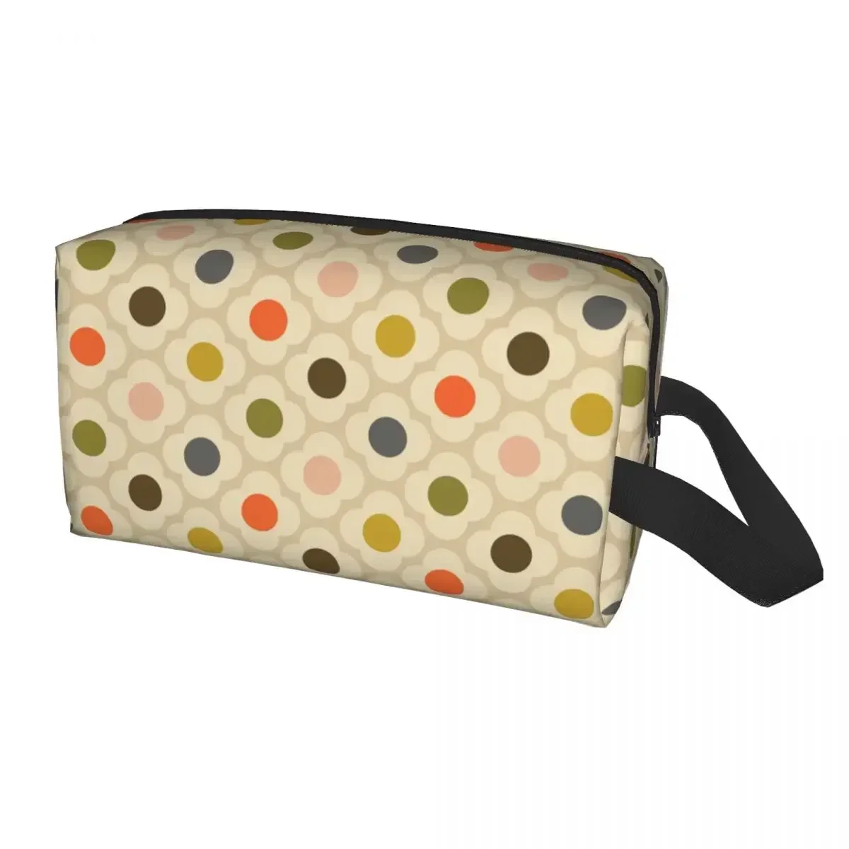 Orla Kiely Flower Spot Summer Travel Toiletry Bag Women Scandinavian Floral Makeup Cosmetic Organizer Beauty Storage Dopp Kit