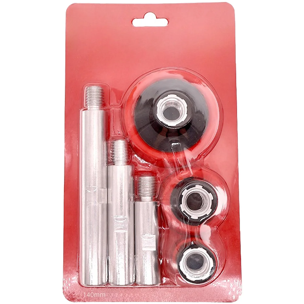1.2/2/3inch Backing Pad Extension Connecting Rod Kit 14mm Thread Hook&Loop Polishing Backer Plate For Polisher Grinding Tools