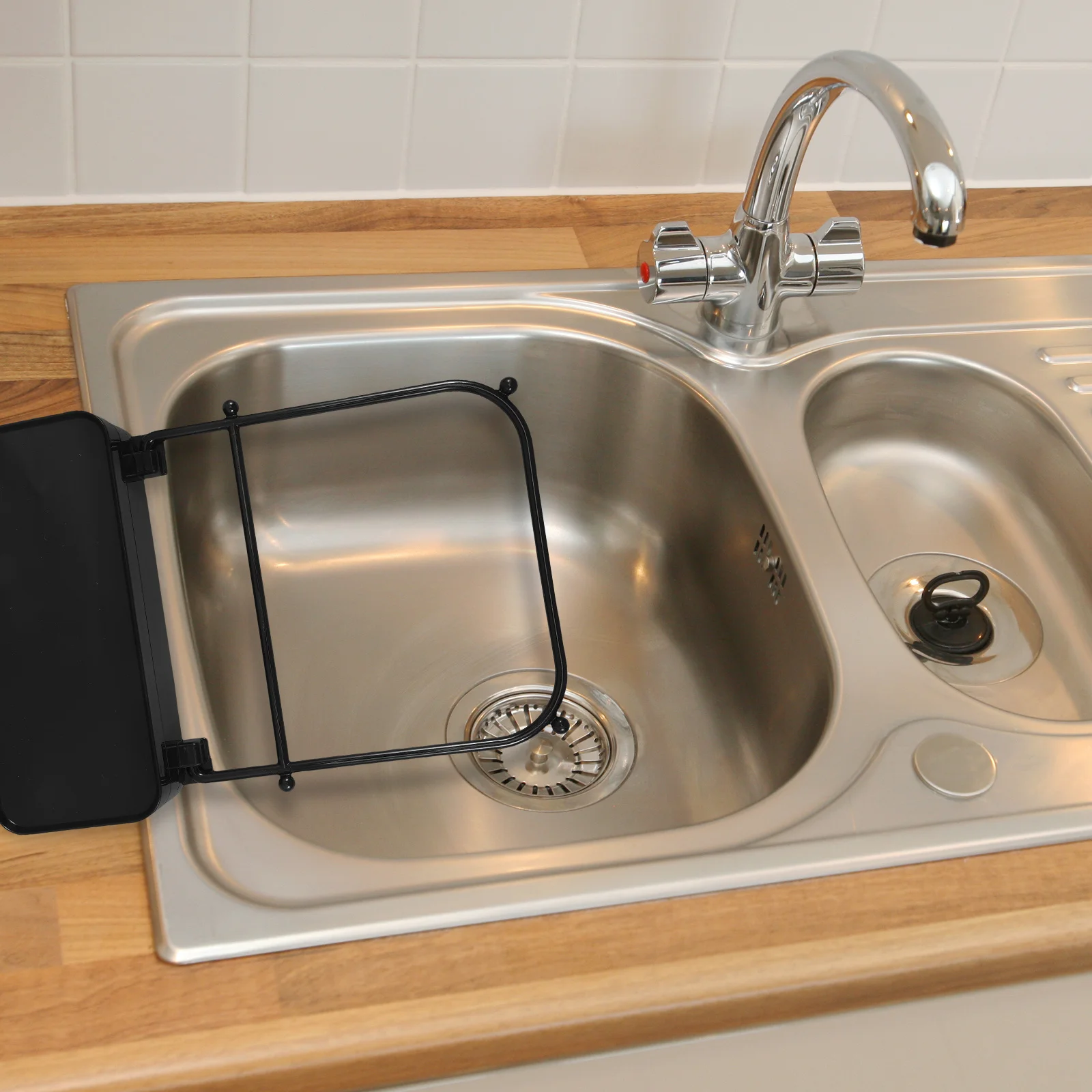 Suction Cup Kitchen Sink Food Strainer Rack Drain Filter Rack Space Saving Holder for Vegetables Fruits Dishwashing