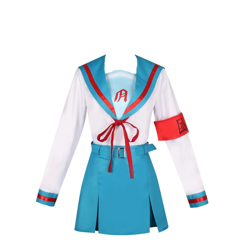 Blue sailor suit comic con costume sweet set Halloween role-playing