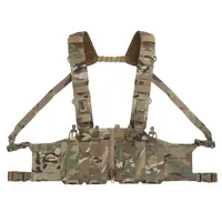 Lightweight Tactical Chest Rig MOLLE Military Hunting Vest Quick Release Zipper SF Airsoft Chest Rig With M4 AR Magazine Pouch