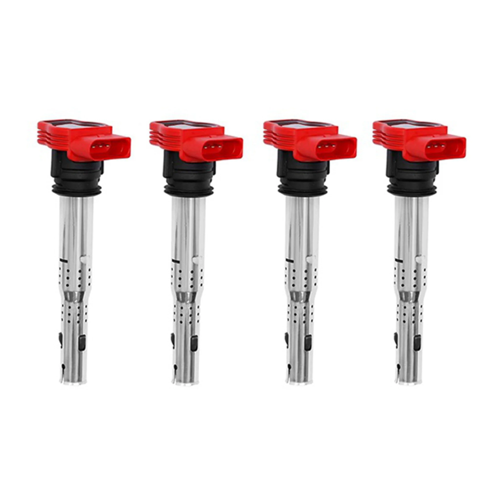 4Pcs Ignition. Coil Pack for-Audi A4 A5 R8 & VW-Golf GTI. 2.0T FSI 06E905115E 06E905115A