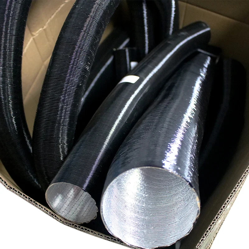 25mm 42mm 50mm 60mm 75mm Diameter 50-300cm Length Air Diesel Parking Heater Duct Pipe Tube Hose For Extendable