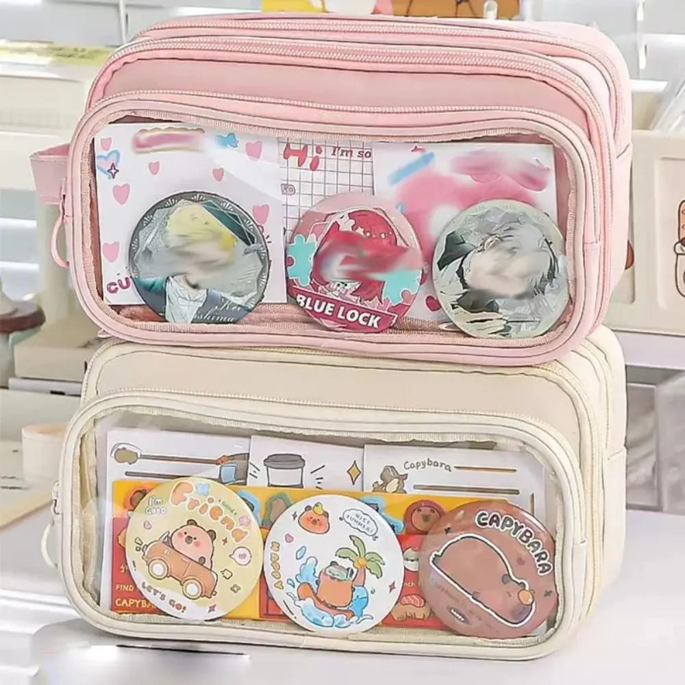 Large Capacity Detachable Pencil Case Storage Bag Itabag Ita Bag Pouch Organizer Case Cosmetic Bag Stationery Storage Bag