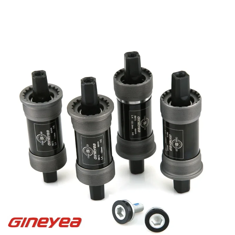 Gineyea BB73-68 Mountain Bike Square Hole Intergrated Sealed Bottom Bracket 68mm Bearing BB Bicycle Parts