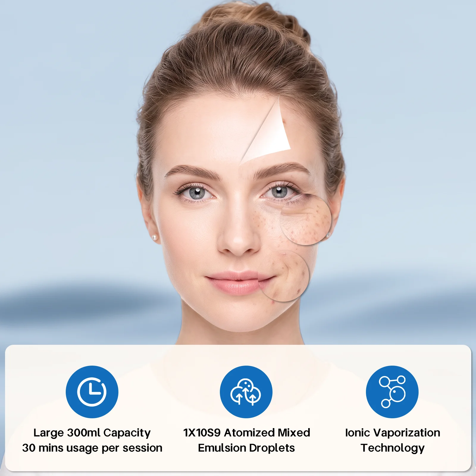 Vaporisateur facial nano-ioniq - Facial Steamer Nano Ionic Hot Mist avis et prix
