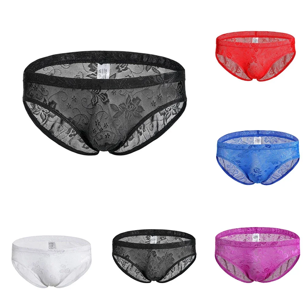 Cuecas de lingerie transparentes respiráveis Lingerie respirável XL renda transparente para uso em todas as estações aplicável para homens