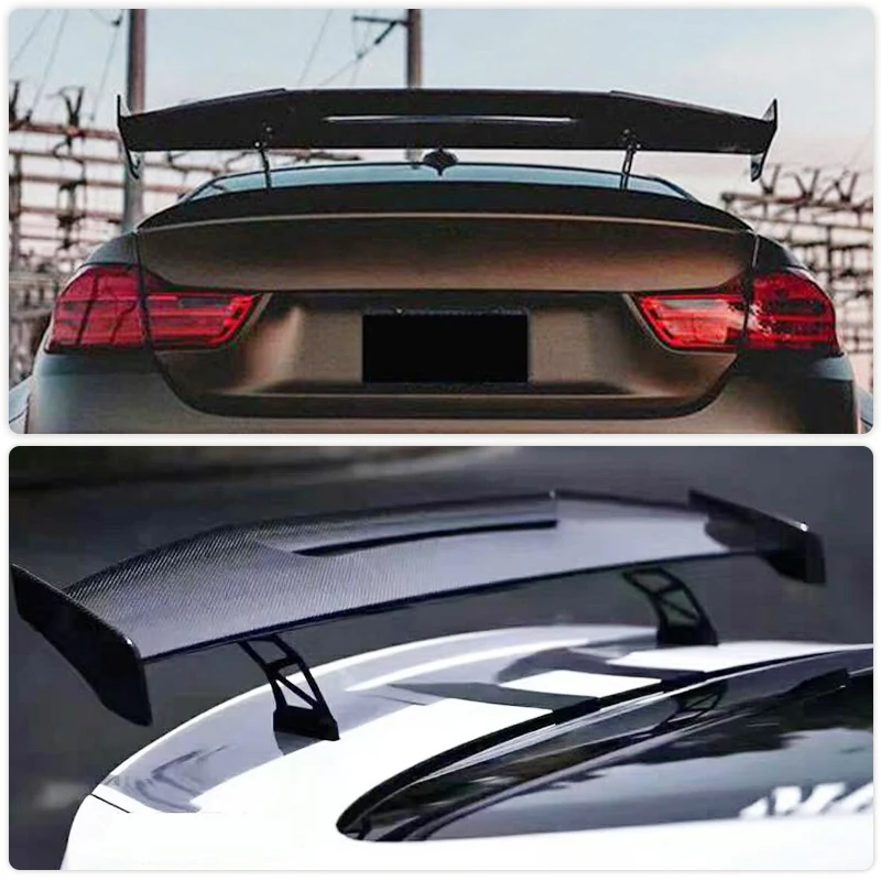 Universal Car Rear Trunk Spoiler Wings Carbon Fiber for BMW M2 F87 M3 E90 E92 F80 M3 F82 F83 M4 Rear Spoiler Boot Lid Wing Lip