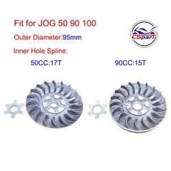 95Mm 15T 17T Cvt Variator Ventilator Voor Yamaha Jog 50 90 100 1pe40qmb 4dm Vento Zip Keeway F-Act Matrix Arnatv Buggy Scooter