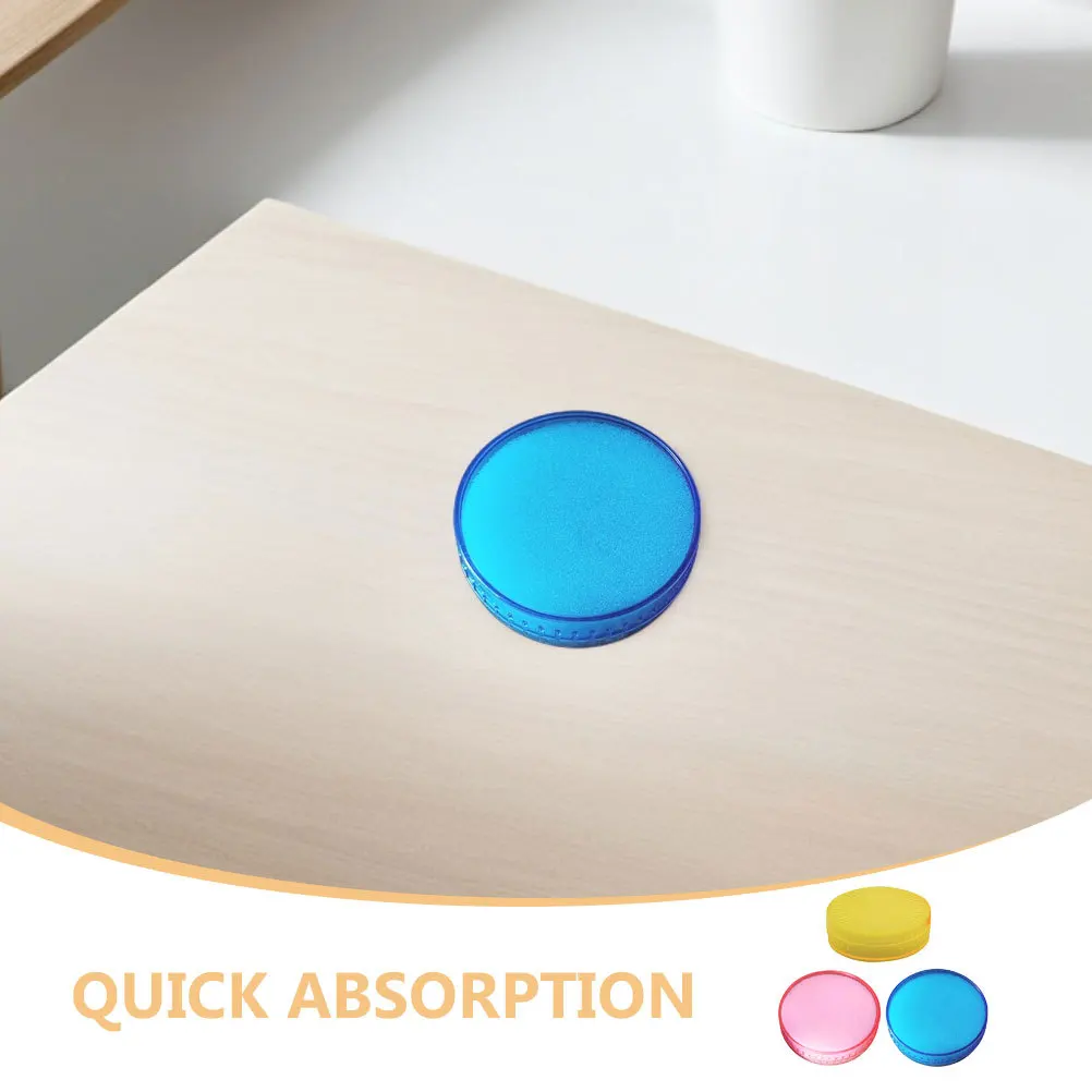 6 szt. Nawilżaczy na opuszki palców do liczenia pieniędzy, precyzyjna kontrola ilości wody, okrągłe gąbki do efektywnego zarządzania gotówką.