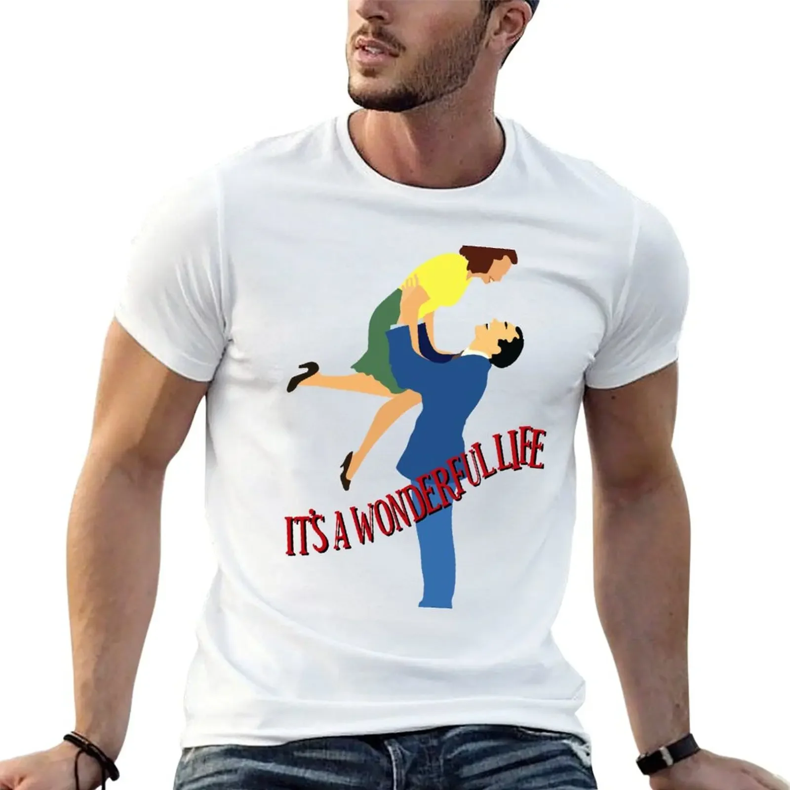 It's a Wonderful Life T-Shirt vintage anime shirt for a boy tops shirts men