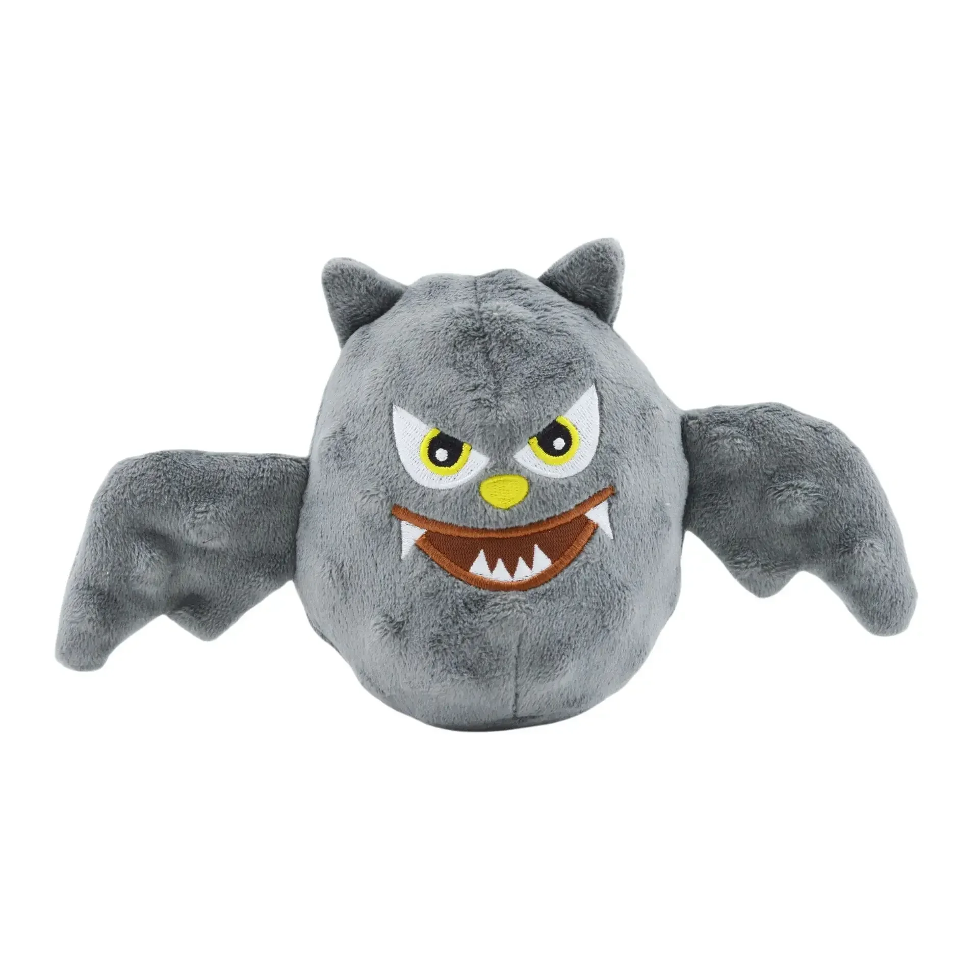 Halloween Dog Toy Set Gray Bat Squeaking Sound Bite Resistant Sound Holiday Pumpkin Plush Chew Toy for Pets Dog Items