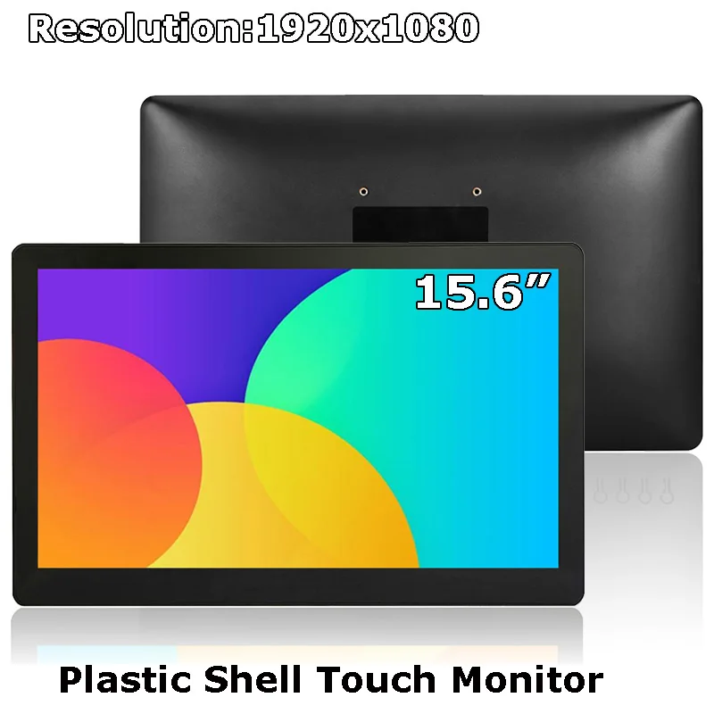 TouchView 15.6 Inch 1920*1080 Wall Mount LED Touch Screen Monitor With HDMI VGA USB Interface