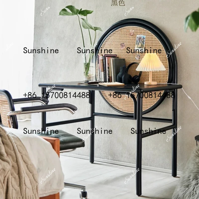 

Rattan Computer Chair Office Chair Modern Simple Lifting Chair Nordic Backrest Home