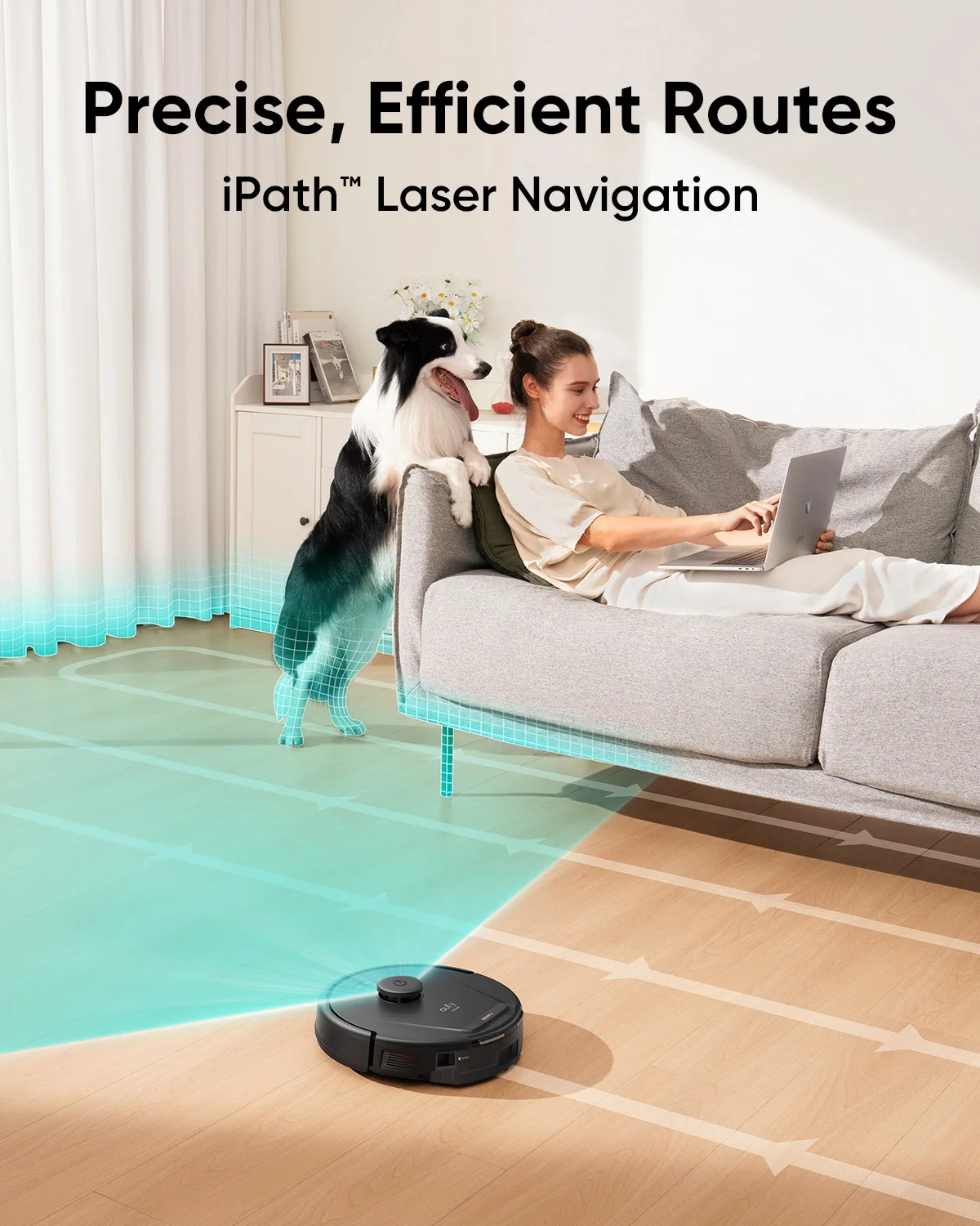 eufy L60 Hybrid Robot Vacuum with Self Empty Station Hair Detangling Technology Up to 60 Days of Hands Free Cleaning