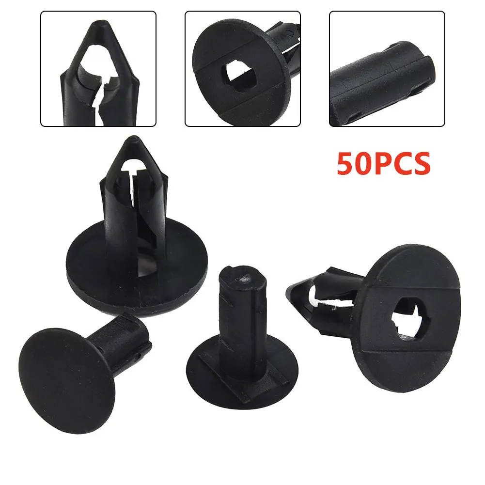 Bumper Door Trim Car Fender Side Skirt Radiator Shield Replacement Plastic Car Rivet Fender Clips Parts Useful