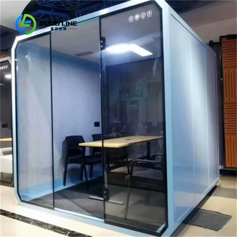 Customized Steel Waterproof Soundproof Booth Acoustic Isolation Pod Noise Free Echo Free Quiet Chamber For Working And Recording