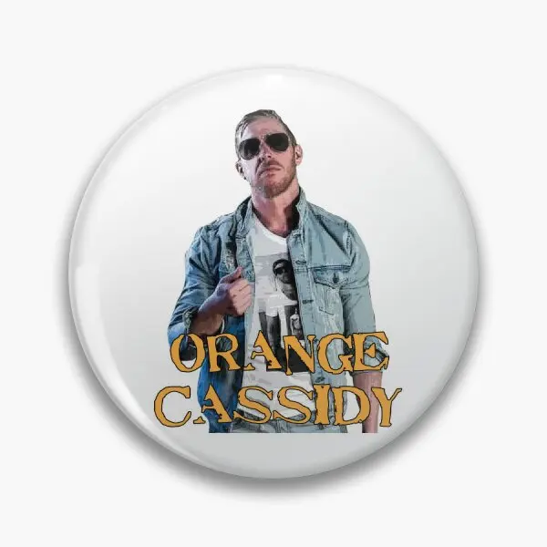 Wwe Wwf Wcw Aew Orange Cassidy Whatever  Soft Button Pin Gift Women Creative Clothes Lapel Pin Brooch Badge Cute Collar Cartoon