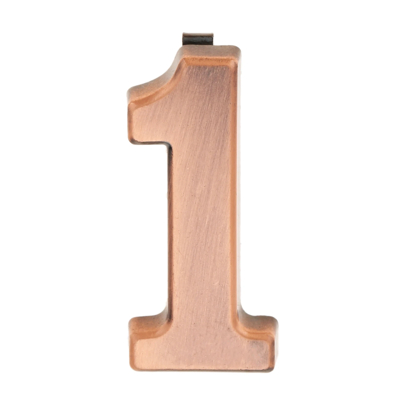 Zayookey Self-Adhesive House Number Sign – 4-Inch Ancient Copper Metal Address Number For Home, Hotel, Mailbox, Or Door (Choose 0-9, Single)