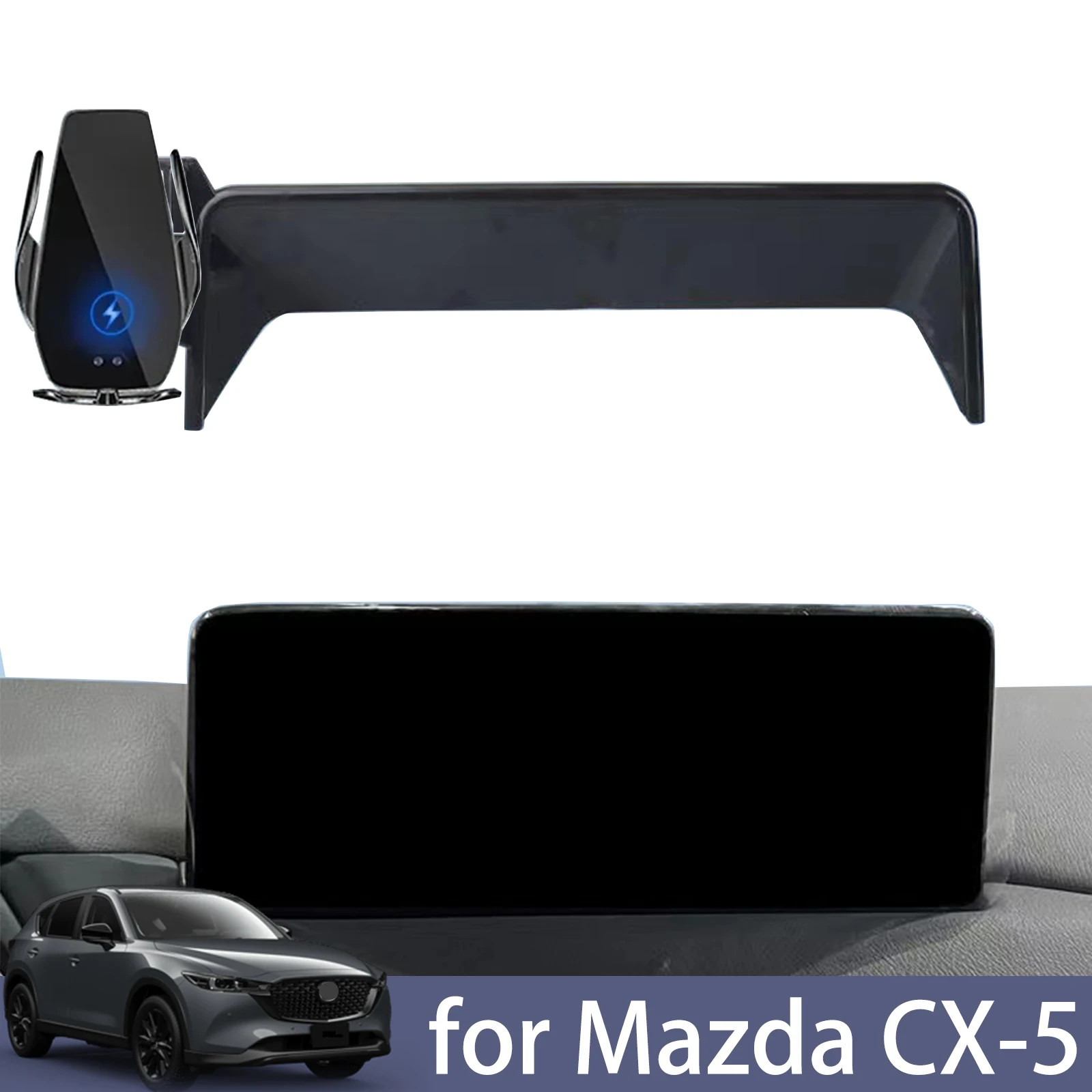

Car Phone Holder for Mazda CX-5 2017-2023 CX5 Screen Navigation Bracket Magnetic New Energy Wireless Charging Rack