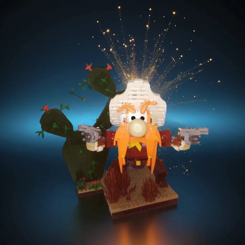 543pcs MOC Yosemite SAM Other Model Building Blocks Home Decor Desk Display Shelf Accent Collection Displayable Gift For Adults