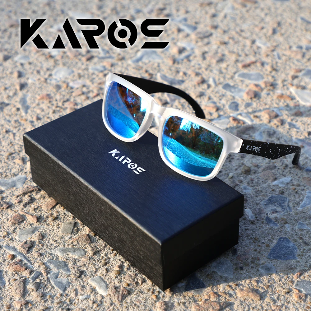 AliExpress karos Karos Polarized Sunglasses UV400 Protection Glasses for Men Women Driving Bicycle Outdoor Hunting Fishing Eyewear Case YZ2019