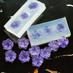 3D Five Petal Flower Nail Art Mold Silicone Combination Decorative Mold Nail Art Making Tool Silicone Carving Mould