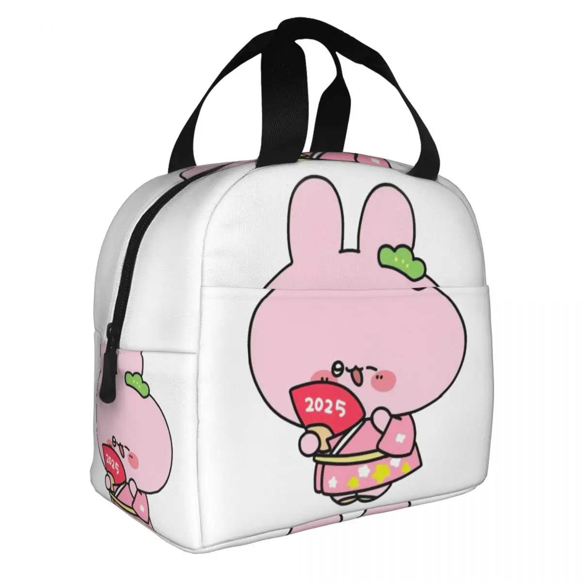 Asamimichaan Anime Cartoons Asamimi Insulated Lunch Bag for Camping Travel Resuable Cooler Thermal Lunch Box