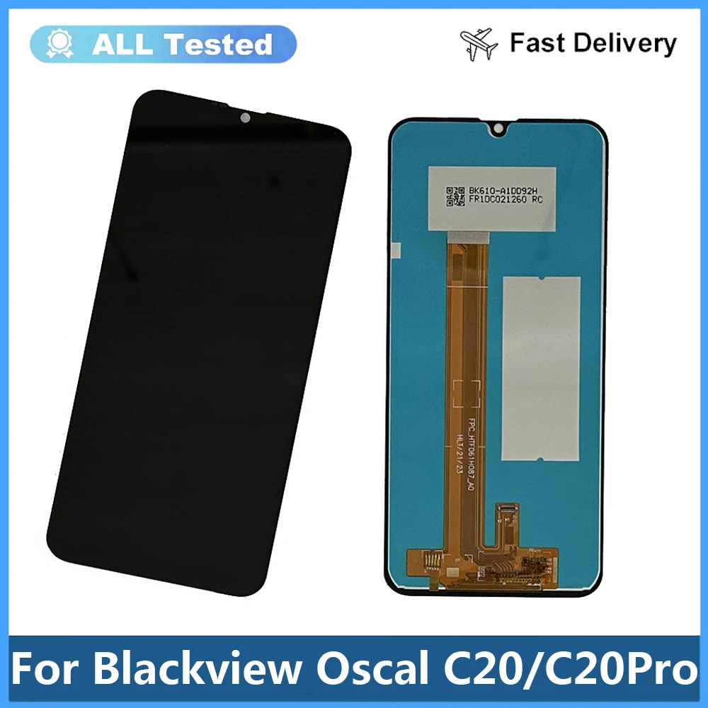 Original Tested For Blackview Oscal C20 LCD Display + Touch Screen Assembly Replacement For Oscal C20 Pro LCD Sensor + Glue