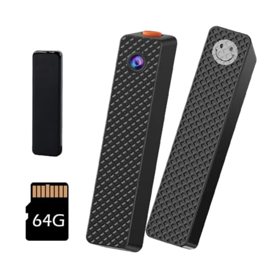 

Body Camera for law enforcement use, durable polycarbonate housing, matte black finish, 12-hour battery life and 4K video recor