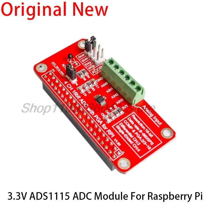 ADS1115 3.3V Adc Mo…