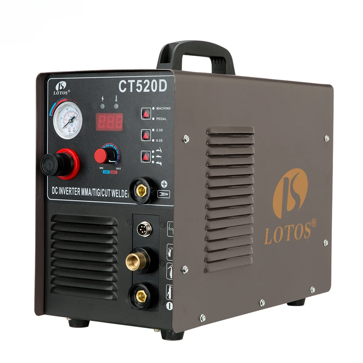 

Lotos CT520D CT Plasma Cutter Arc Welder Combo Tig Argon Arc Mma Welding