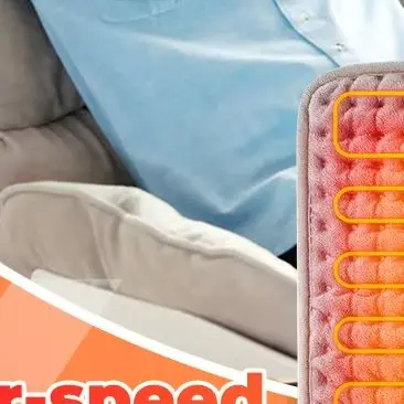Electric Foot Heating Pad Household Foot Warmer Heater Mat with 9 Heat Levels & 4 Timers Fast Heating for Bed Office Winter Use