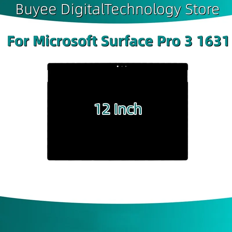 12 Inch Original For Microsoft Surface Pro 3 1631 Laptop LCD Screen Display Assembly Touch Screen Digitizer Replacement