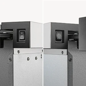 KICHPOWER 60 cm 400 m3/h A+++ LED-Licht, 2 Filter, geräuscharm, Speicherfunktion, spülmaschinenfester Dunstabzugshaube, Teleskop-Dunstabzugshaube – Detail 9