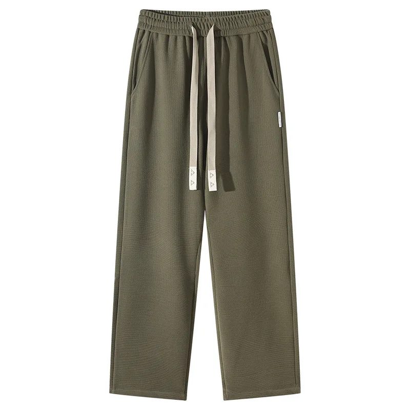 Men's Drapey Floor-length Loose Casual Trousers