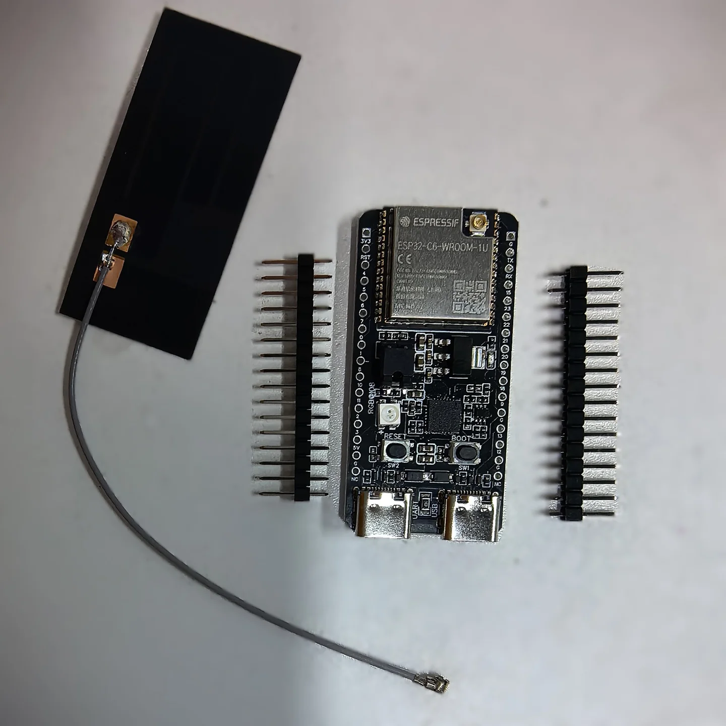 ESP32 C6 ESP32-C6-DevKitC-1 i ESP32-C6-DevKitC-1U 8MB ESP32-C6-WROOM-1 1U Moduł N8 USB dla CP2102 — zdjęcie produktu 2