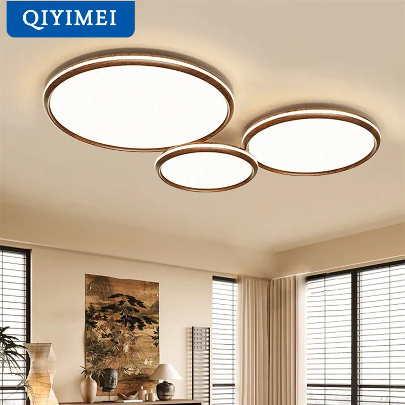 

Round LED Ceiling Light New Modern Living Room LED Chandelier Eye Protection Full Spectrum Home Hotel Bedroom Lighting Fixture