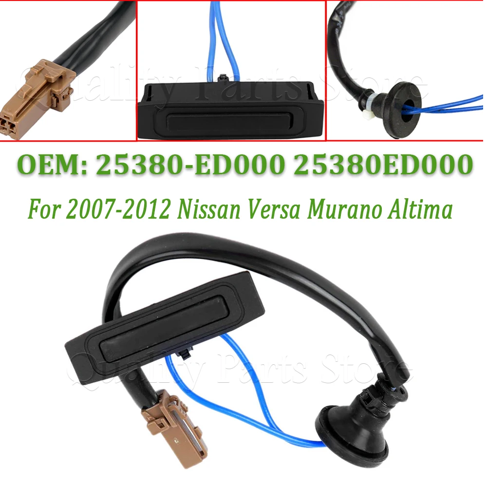 

25380-ED000 25380ED000 для Nissan Versa 1.6L 2009-2012 Versa 1.8L 2007-2012 задний замок багажника, кнопка открытия багажника