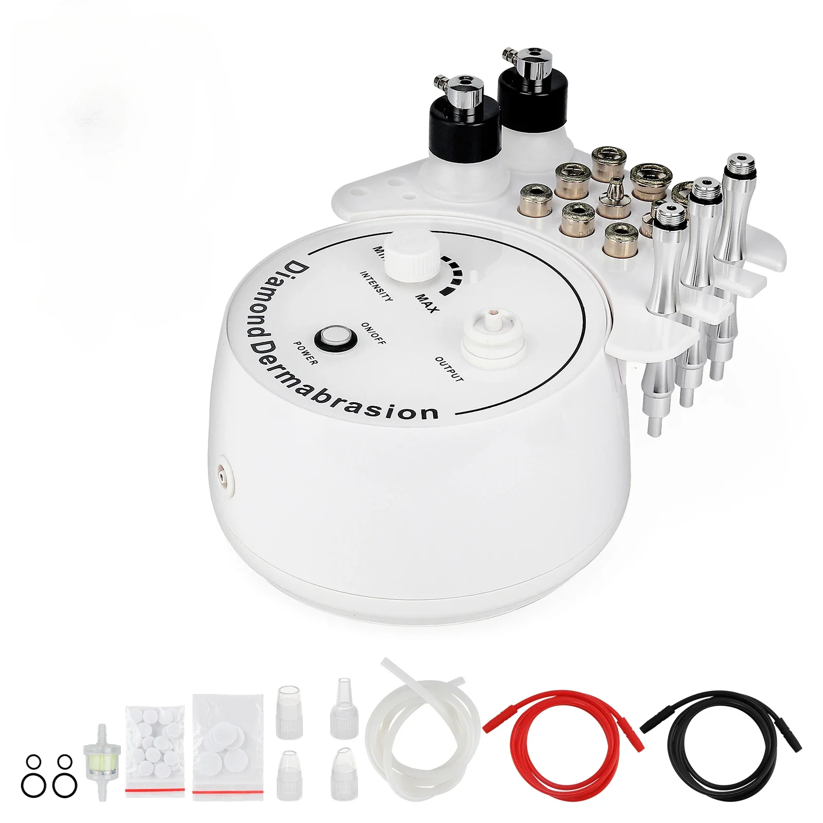 3 in 1 Diamond Microdermabrasion Dermabrasion สเปรย์น้ําทําความสะอาดผิวหน้าขัดผิวความงามริ้วรอย Face Peeling Machine